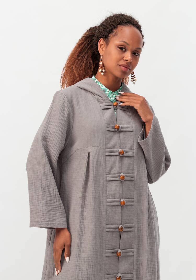 Кардиган удлиненный с капюшоном шир.  750, рис. 16