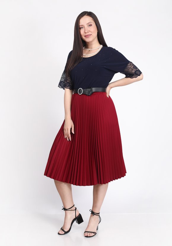 Блуза Ажурные узоры шир.  580, рис. 1