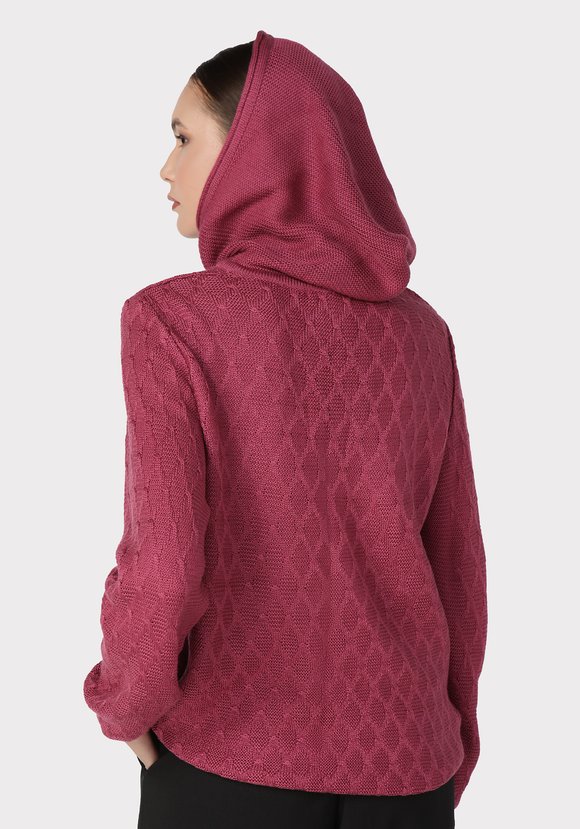 Джемпер женский с капюшоном шир.  580, рис. 7