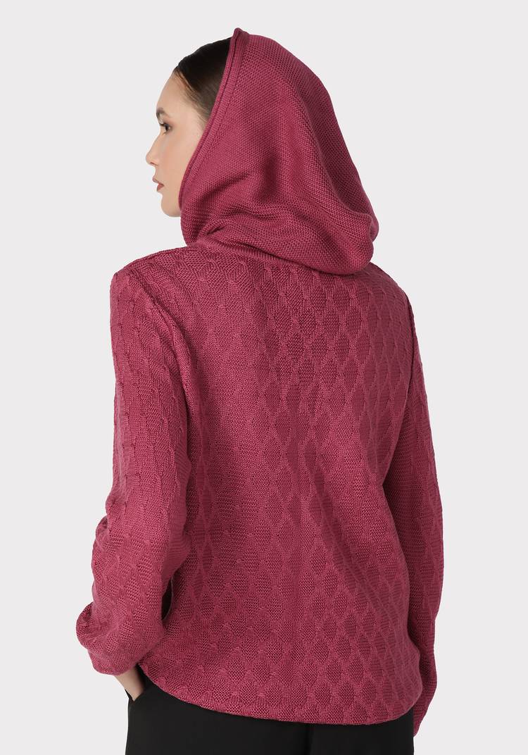 Джемпер женский с капюшоном шир.  750, рис. 7