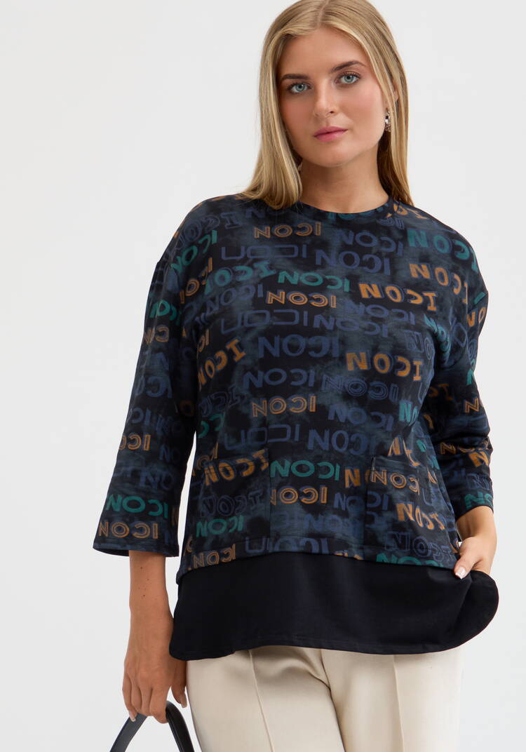 Блуза Евгения шир.  750, рис. 13