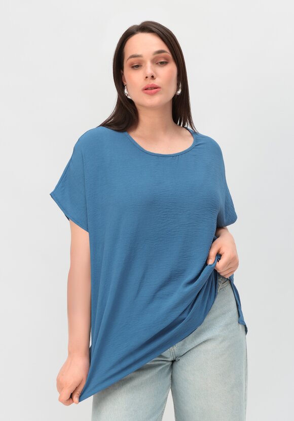 Блуза базовая со спущенной линией плеча шир.  580, рис. 41