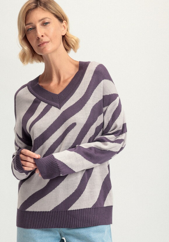 Джемпер с принтом зебра шир.  580, рис. 33