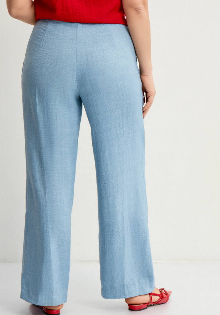 Брюки прямые со стрелками Оливия шир.  750, рис. 14