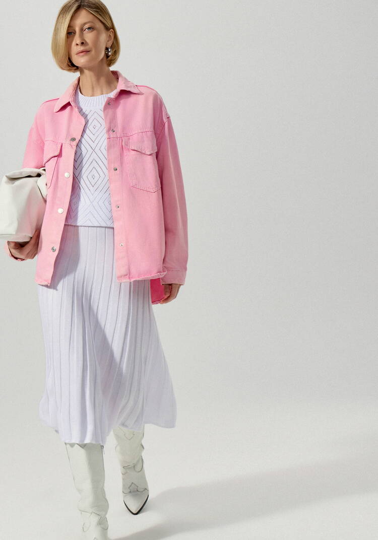 Юбка А-силуэта на резинке с имитацией плиссе шир.  750, рис. 7