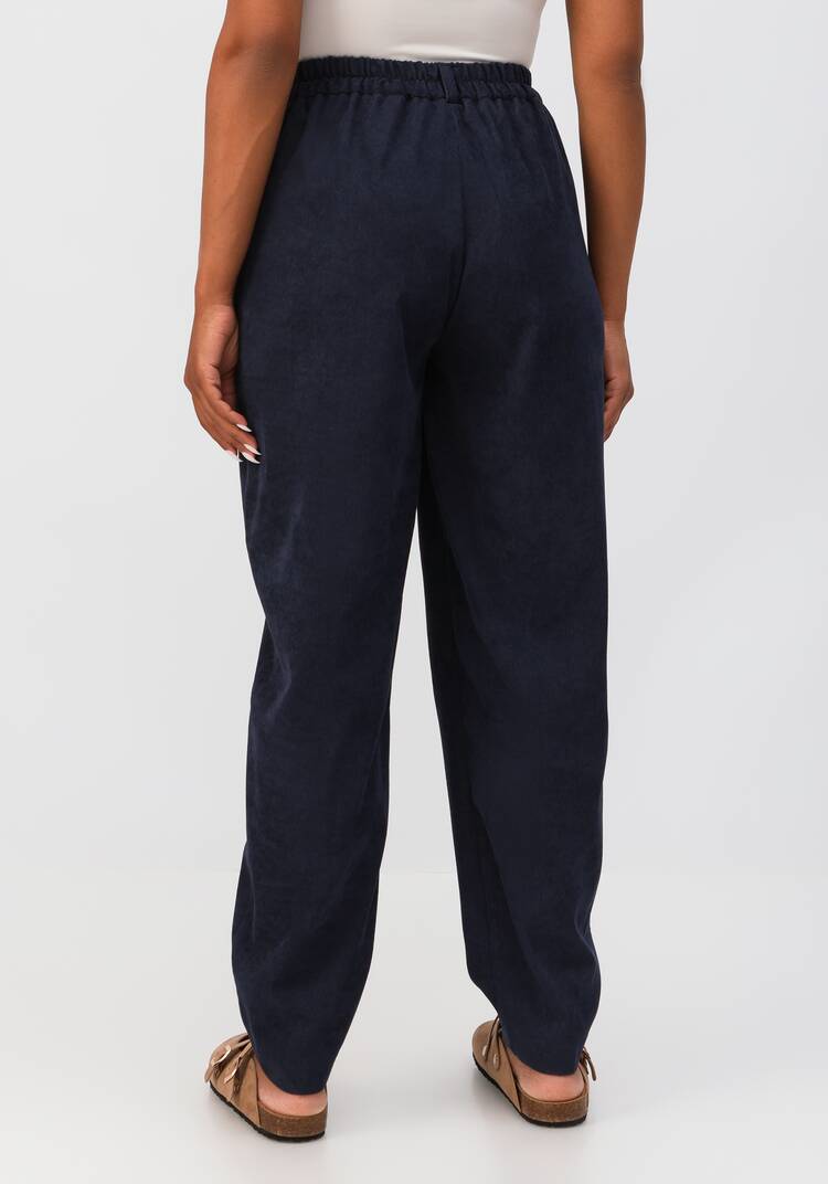 Брюки-бананы вельветовые с карманами шир.  750, рис. 11