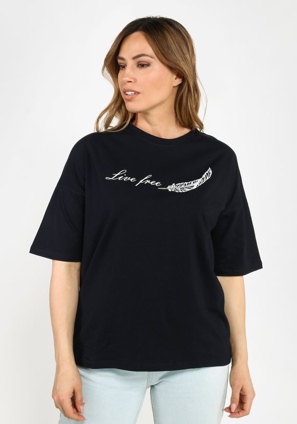 Футболка удлиненная с принтом шир.  580, рис. 5