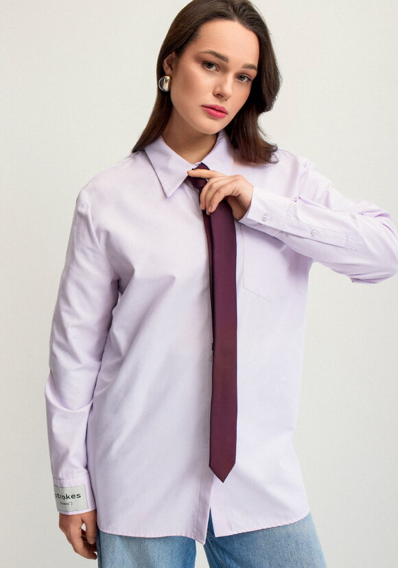 Рубашка хлопковая с шевроном на рукаве шир.  580, рис. 16