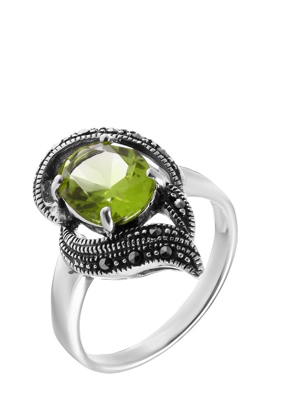 Серебряное кольцо  Лаура шир.  580, рис. 1