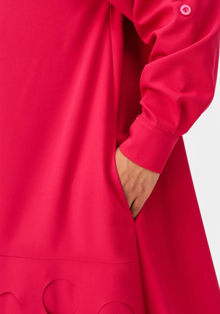 Платье-рубашка с перфорацией шир.  750, рис. 20