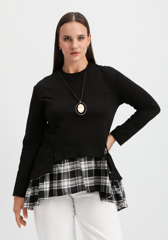 Туника многослойная свободного кроя шир.  580, рис. 9