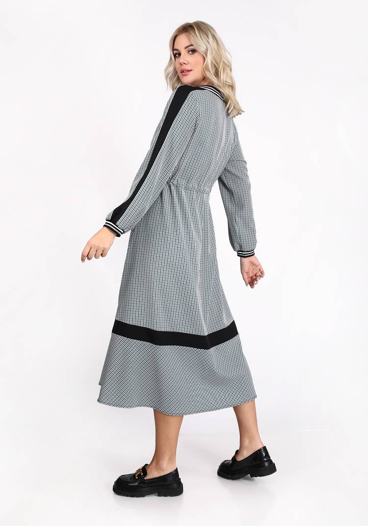 Платье миди с кулиской на талии шир.  750, рис. 7