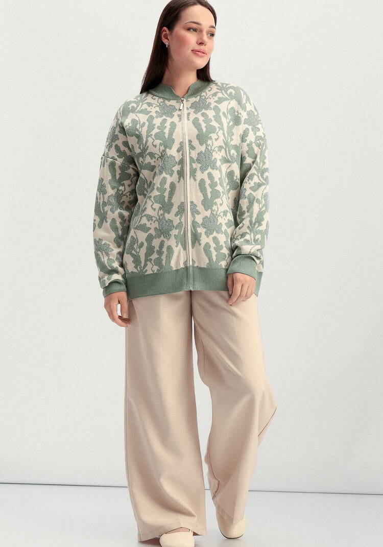 Бомбер с метанитью и цветочным орнаментом шир.  750, рис. 12