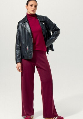 Брюки с широкой резинкой на поясе