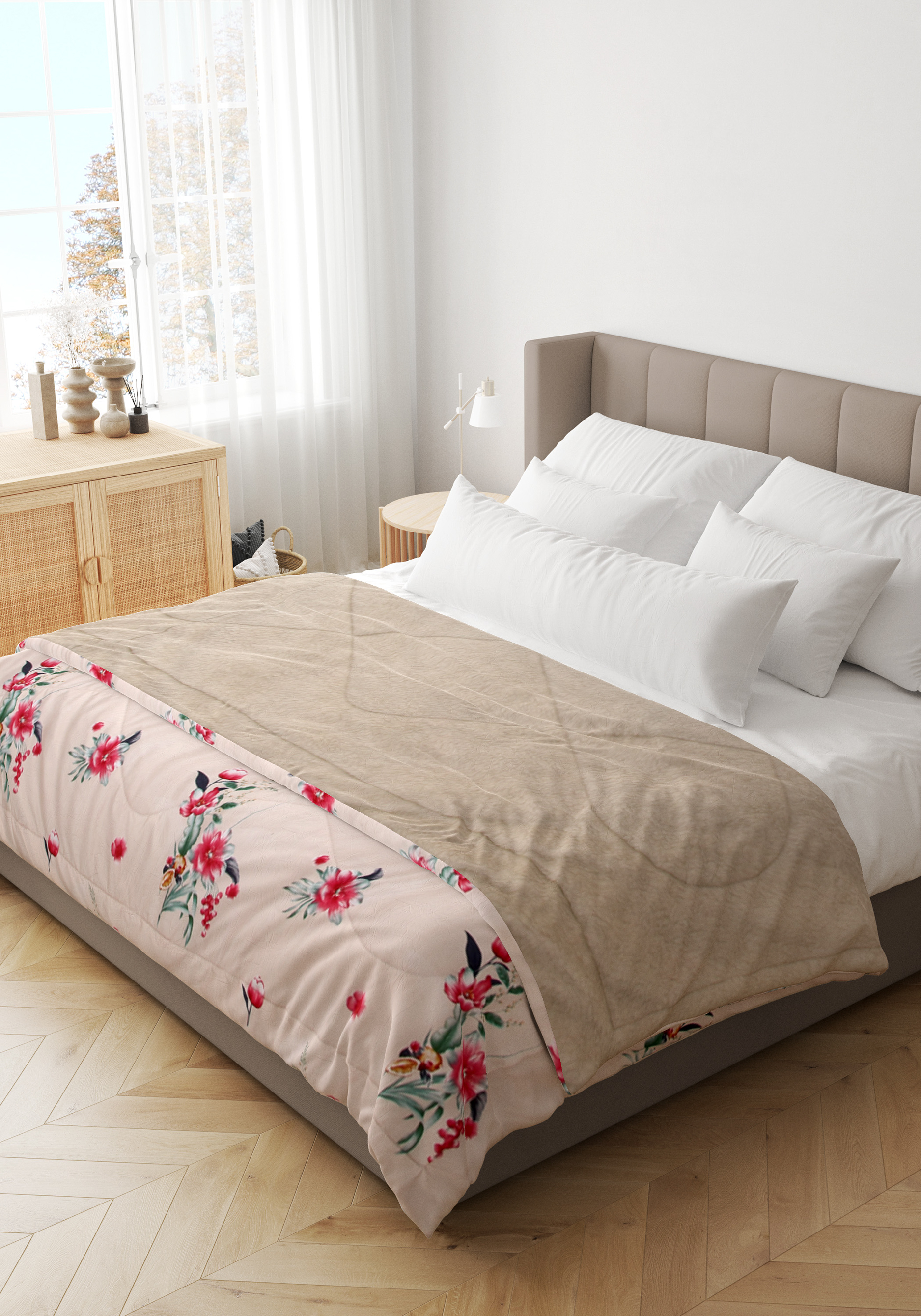 Покрывало-одеяло меховое "Забота"