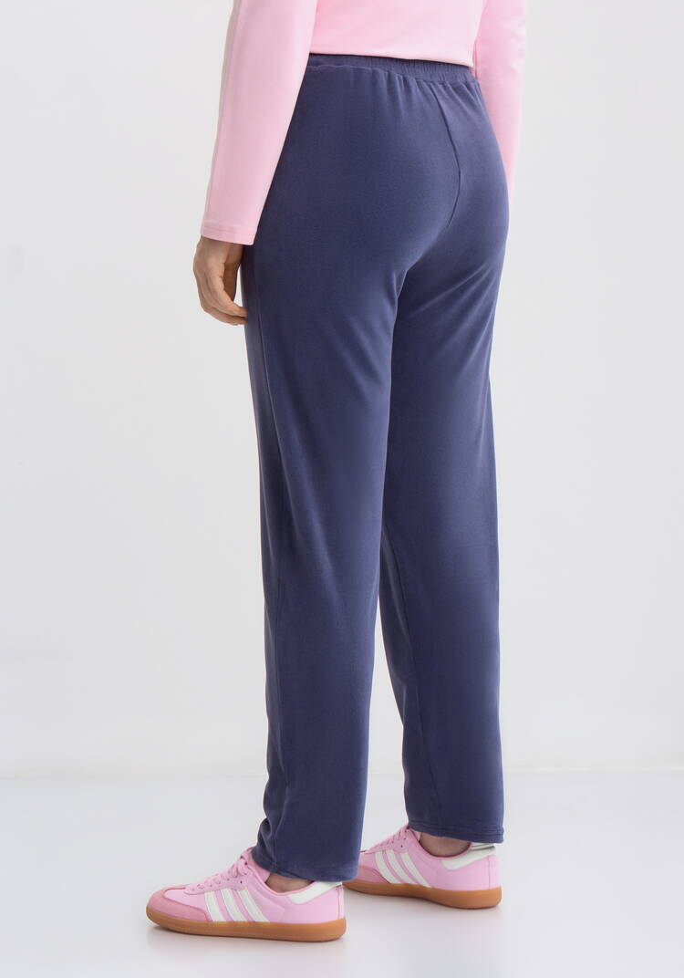 Брюки велюровые прямые на резинке по поясу шир.  750, рис. 39