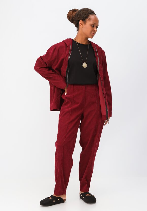 Брюки-бананы вельветовые с карманами шир.  580, рис. 32