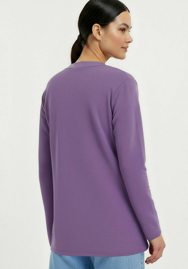 Кардиган на пуговицах утепленный шир.  750, рис. 19