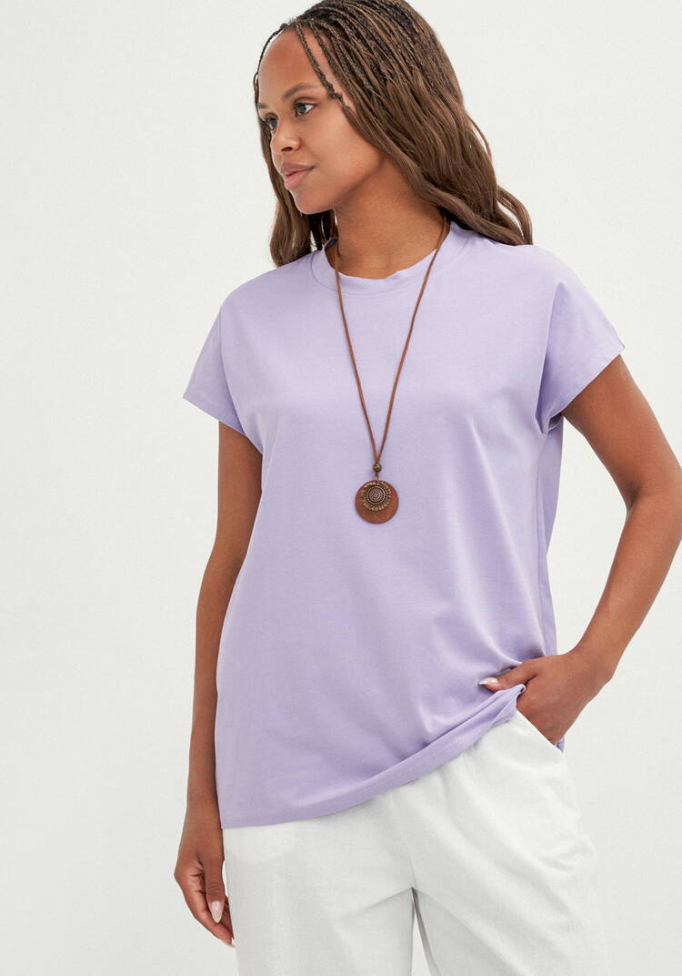 Футболка базовая со спущенным плечом шир.  750, рис. 8