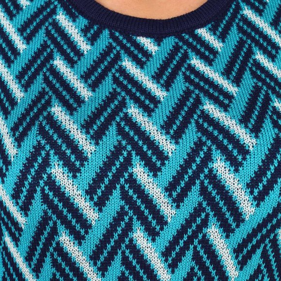 Платье вязаное с геометрическим рисунком шир.  580, рис. 16