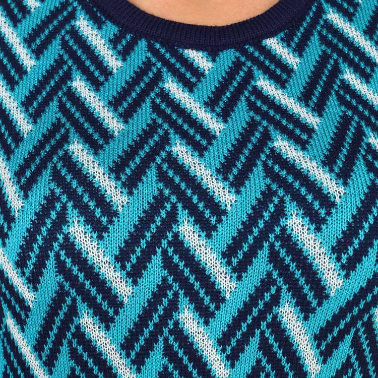 Платье вязаное с геометрическим рисунком шир.  750, рис. 16