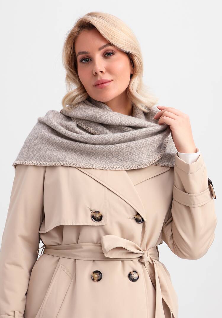 Платок согревающий из кашемира и шерсти шир.  750, рис. 19