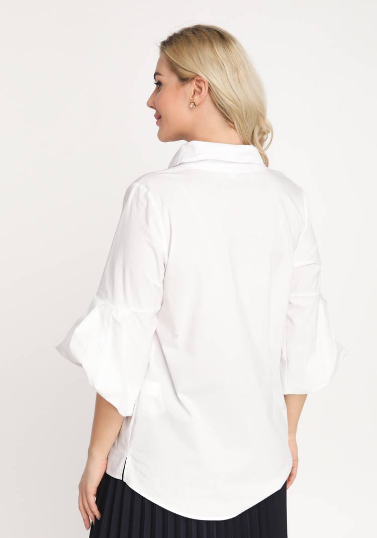 Блуза с декоративной цепочкой шир.  750, рис. 2