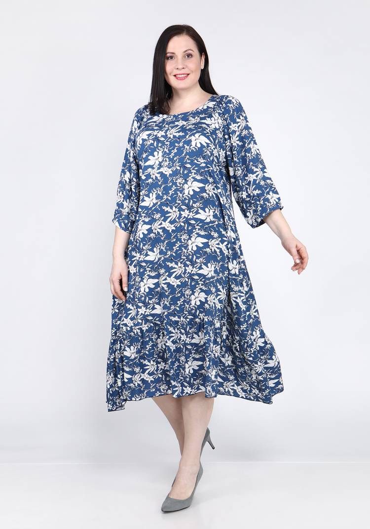 Платье Цветочный стиль шир.  750, рис. 2