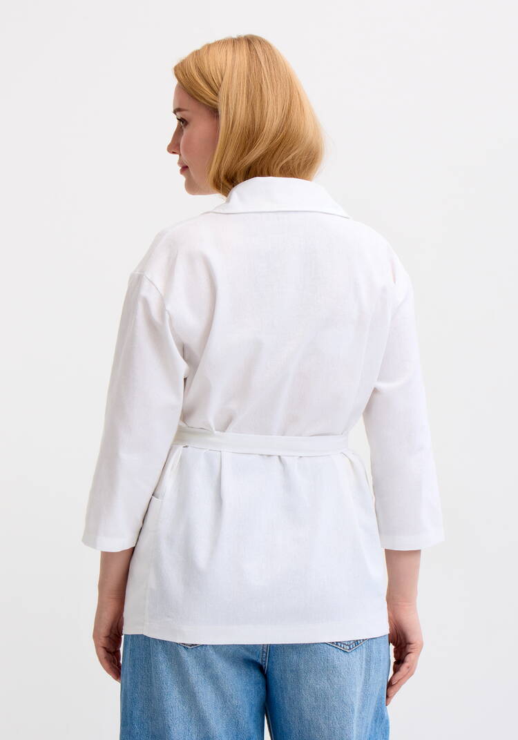 Жакет удлиненный прямого кроя шир.  750, рис. 15