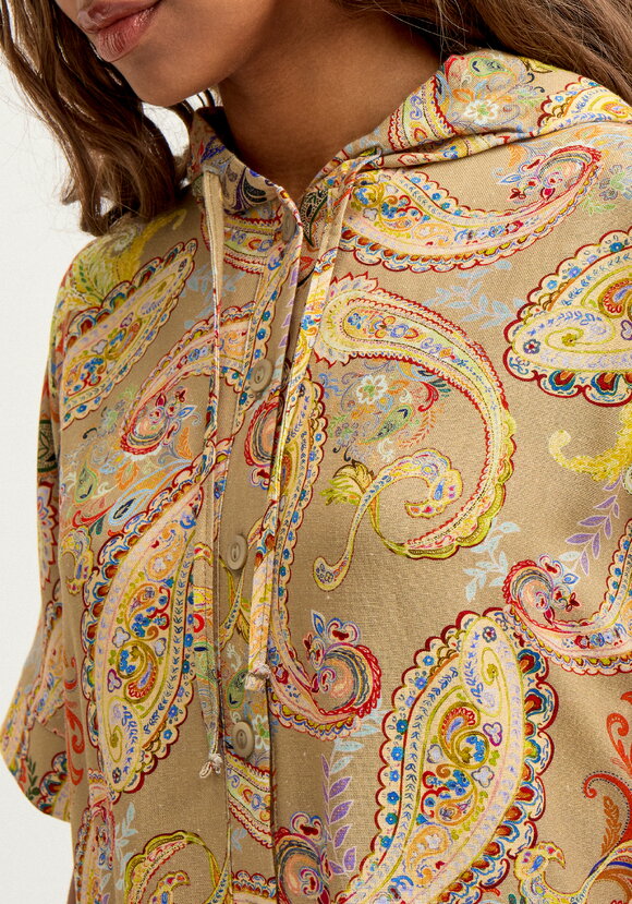 Платье изо льна с капюшоном шир.  580, рис. 5