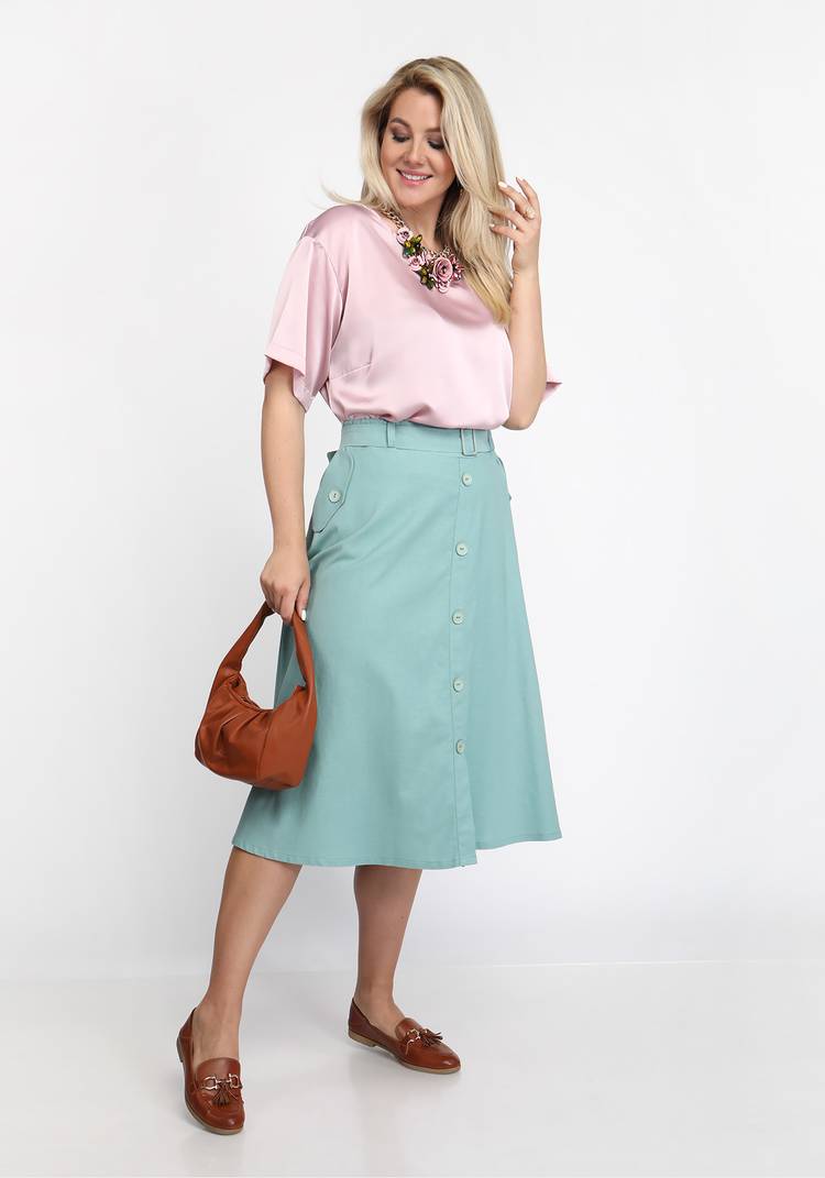 Блуза комфортного свободного кроя шир.  750, рис. 11