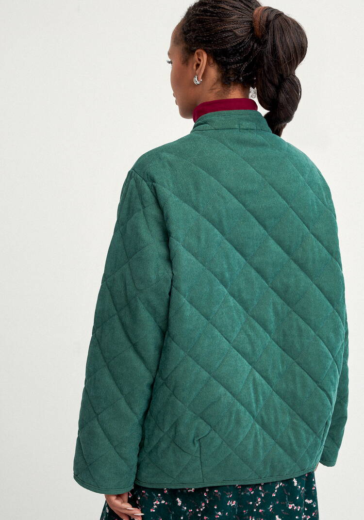 Жакет вельветовый с контрастным подкладом шир.  750, рис. 12