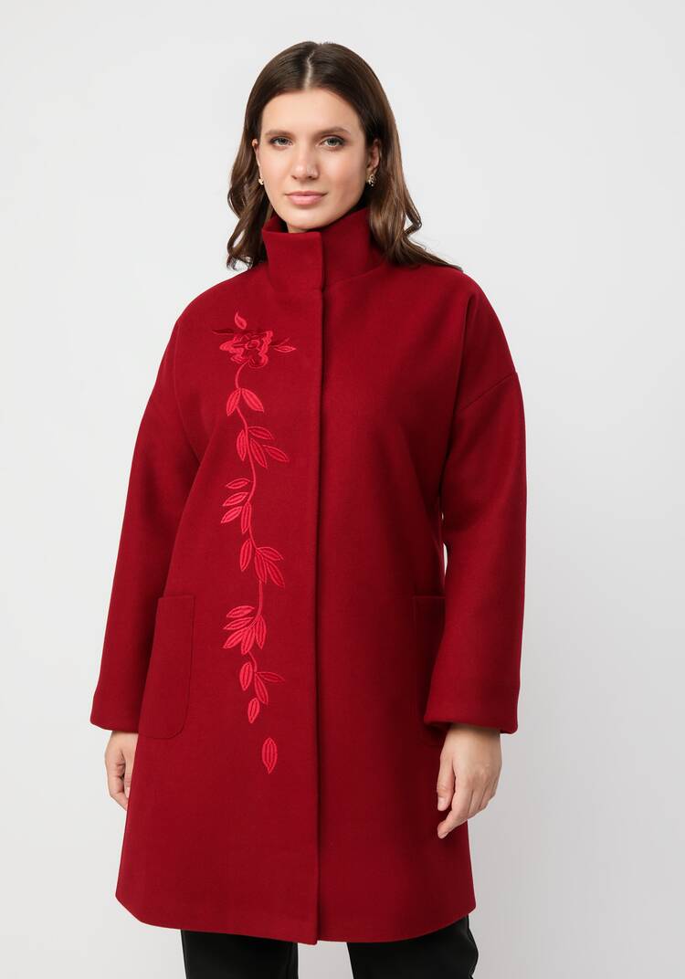 Пальто с вышивкой шир.  750, рис. 19