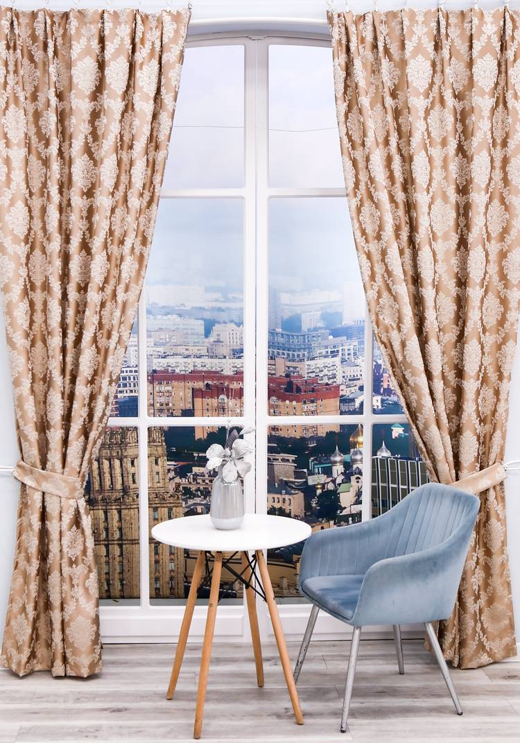 Портьеры с жаккардовым рисунком Верона шир.  750, рис. 16