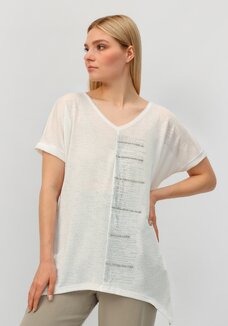 Блуза со стразами Аделина