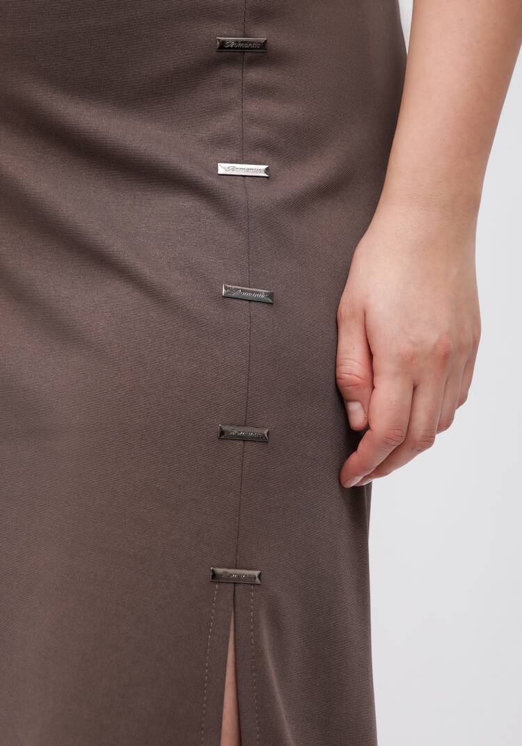 Юбка А-образного силуэта с пуговицами шир.  750, рис. 11