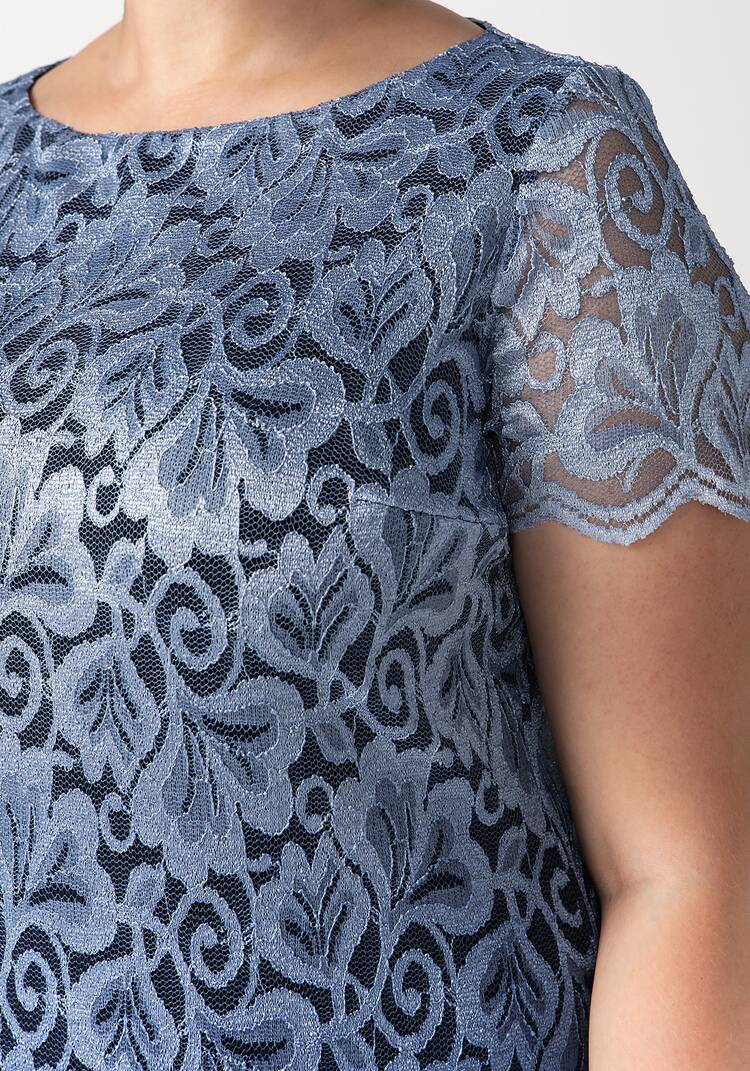 Платье из кружевного полотна Ванда шир.  750, рис. 4