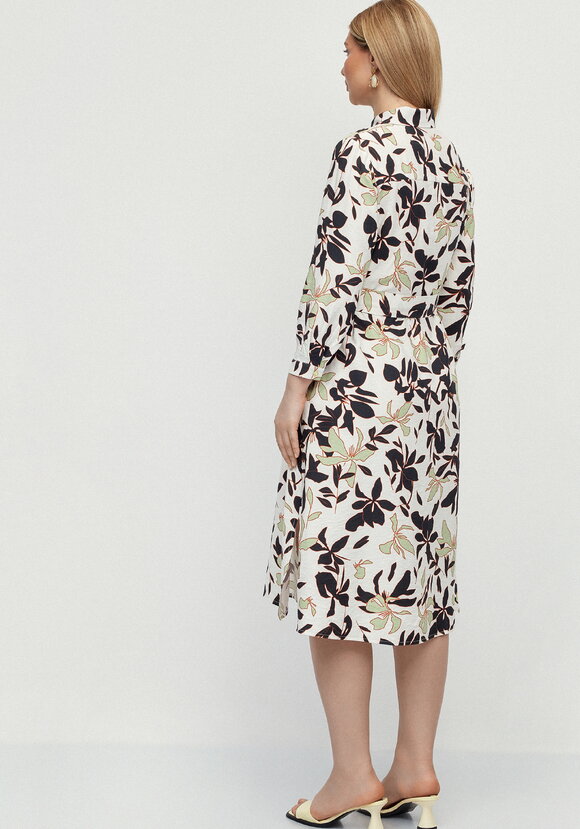 Платье-рубашка с принтом на поясе Вивьен шир.  580, рис. 11