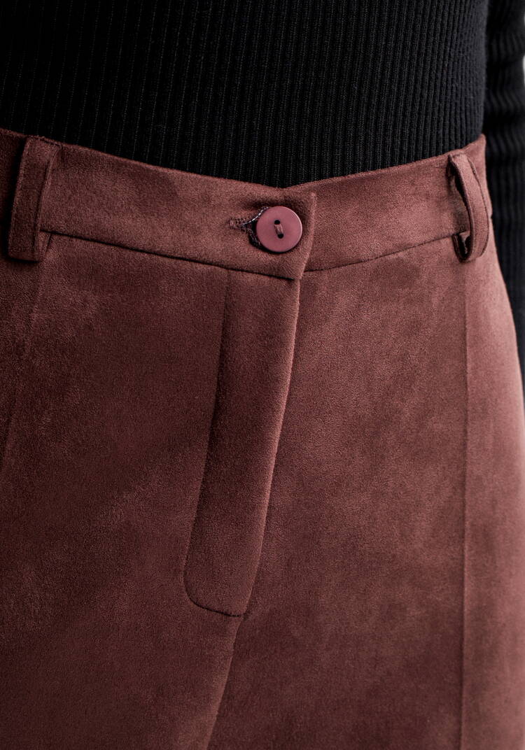 Брюки кюлоты из эко замши шир.  750, рис. 15