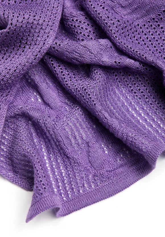 Палантин в технике ажура с имитацией кружева шир.  580, рис. 9