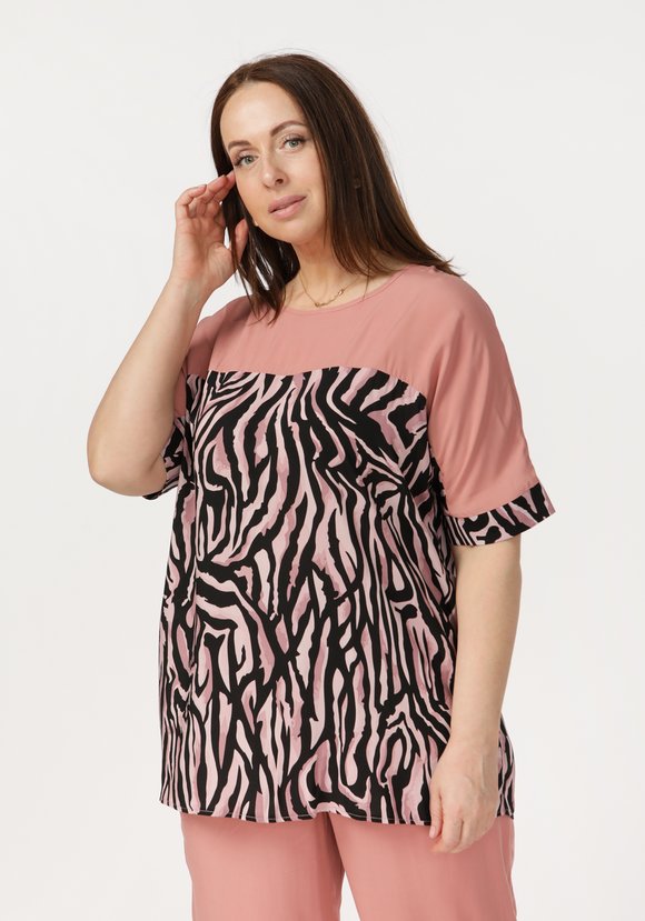 Костюм с анималистическим принтом шир.  580, рис. 15