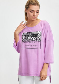 Лонгслив с принтом питон