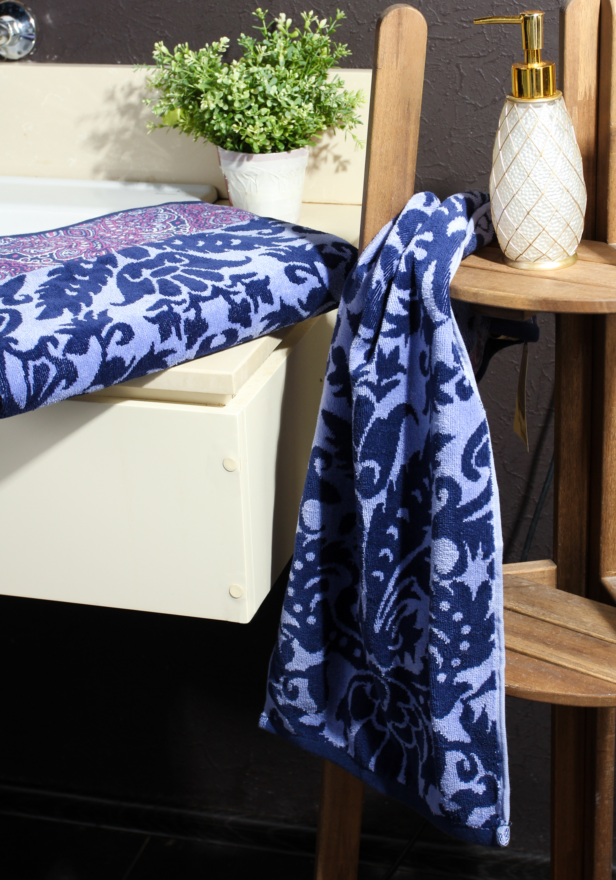 

Комплект махровых полотенец «Индира», 2 шт.