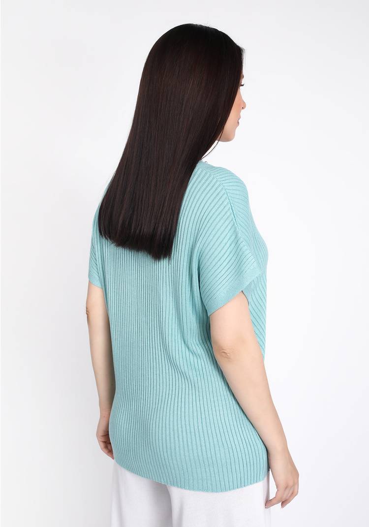 Туника свободного силуэта с отделкой бусинами шир.  750, рис. 8