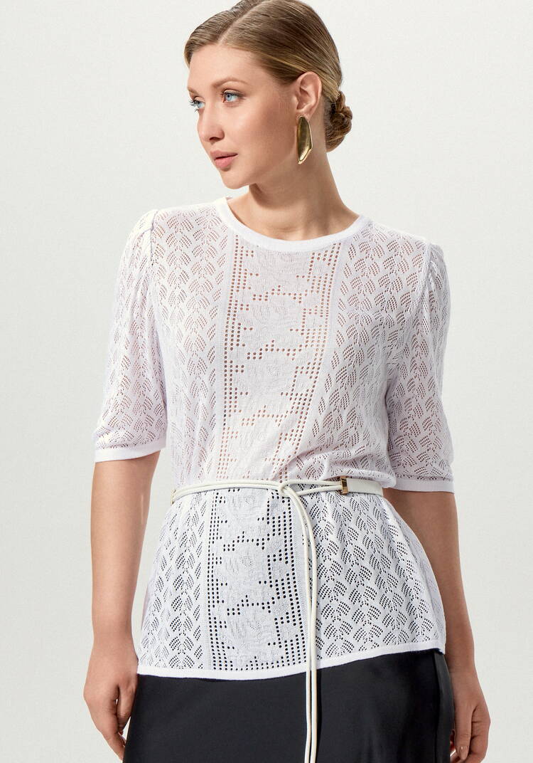 Джемпер с защипами на рукавах шир.  750, рис. 13