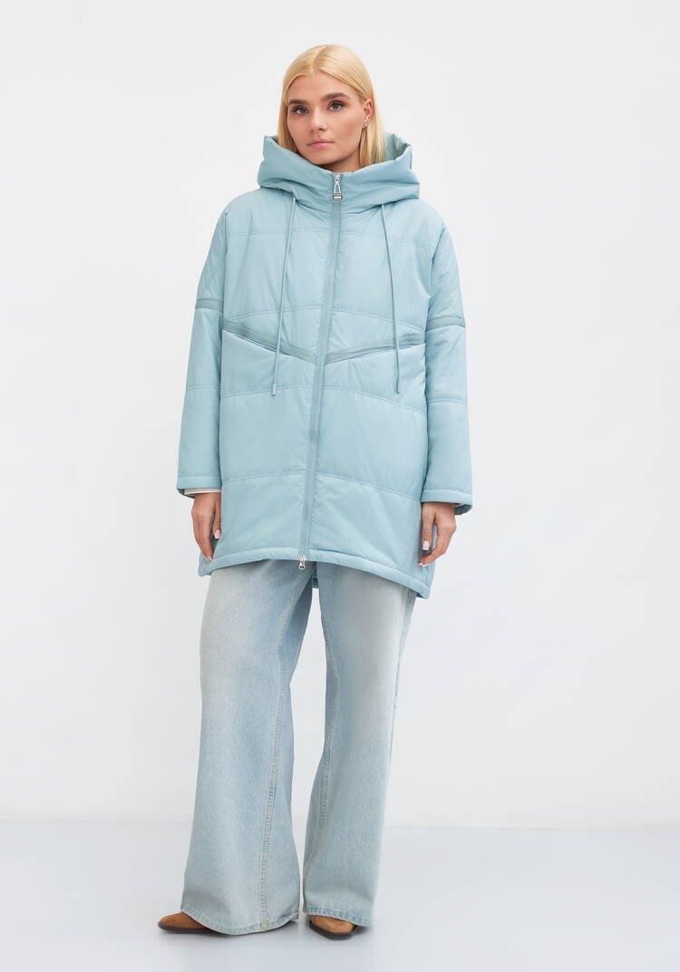 Куртка свободного кроя на молнии Белла шир.  750, рис. 4