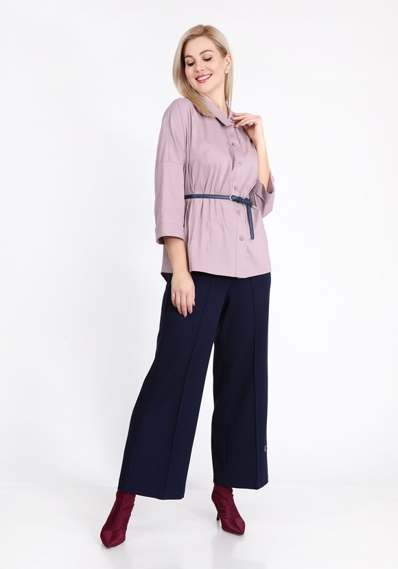 Блуза с ассиметричной застежкой шир.  580, рис. 7