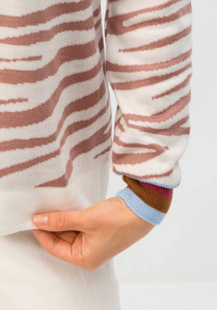 Джемпер с жаккардовым рисунком шир.  750, рис. 6