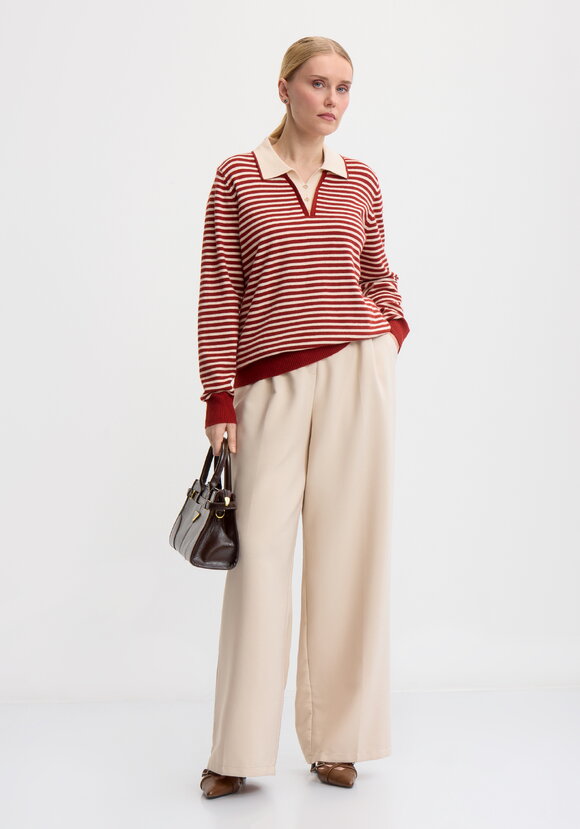 Трикотажный джемпер в полоску шир.  580, рис. 14