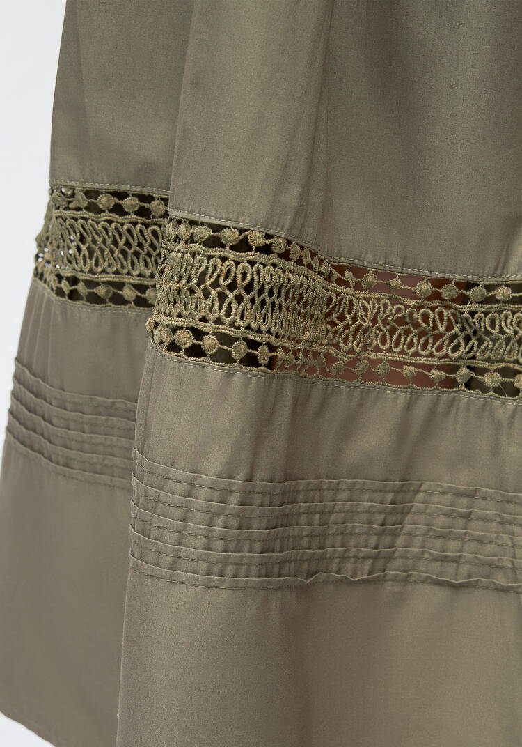 Юбка свободного кроя с кружевом шир.  750, рис. 13